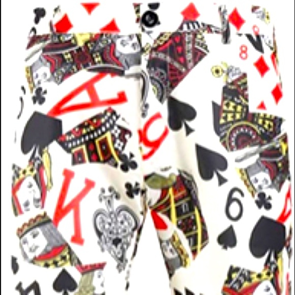 Deck of Card Patterned Pants